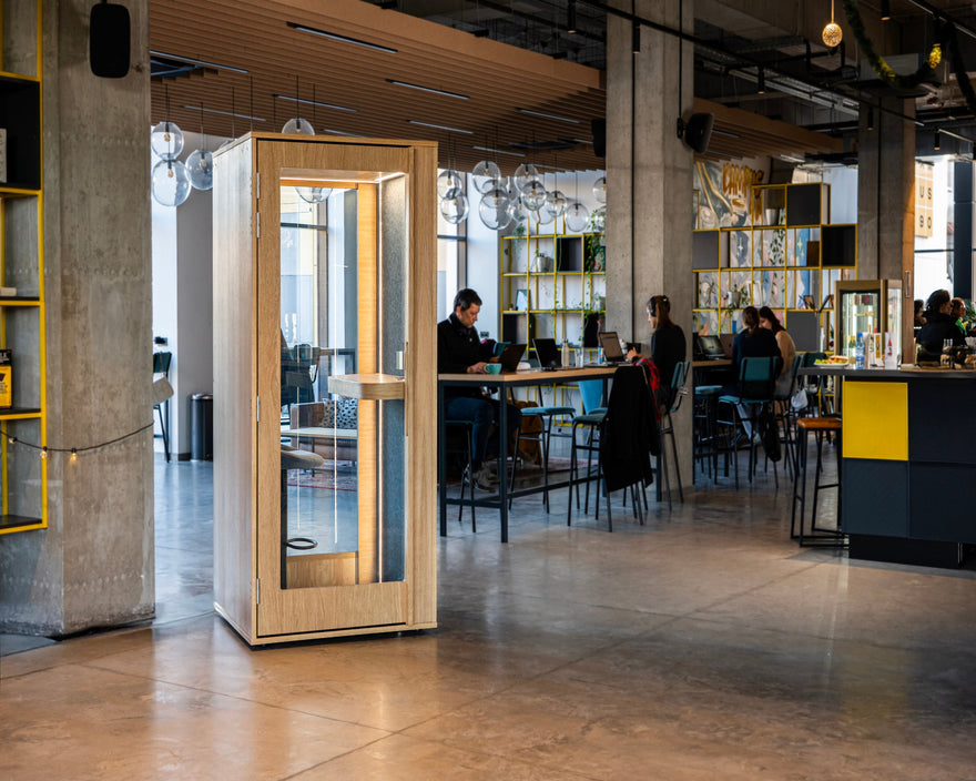 Ny MEAVO FSC certificeret telefonboks til åbne rum.