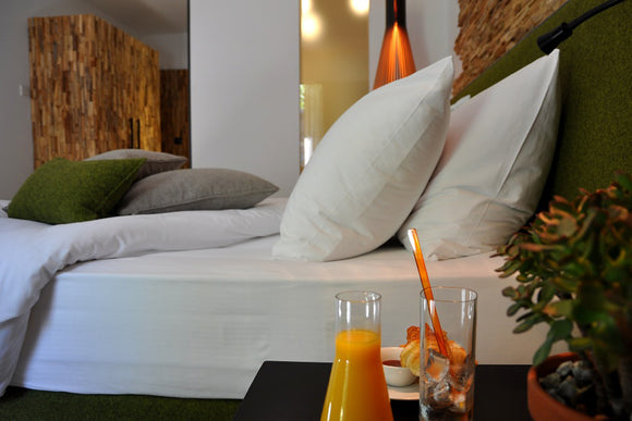 Hotelindretning der varmer ...