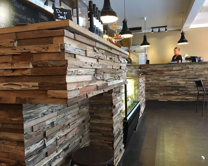 Indretning af kaffebar i Middelfart.