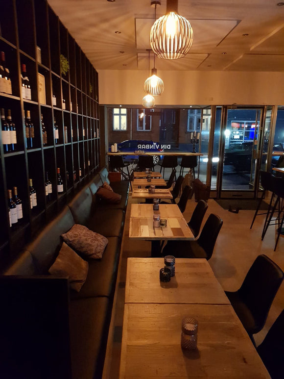 Vinbar i Århus.