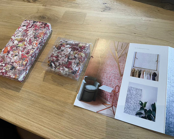 Fab-Brick - "Mursten" af tekstilrester.