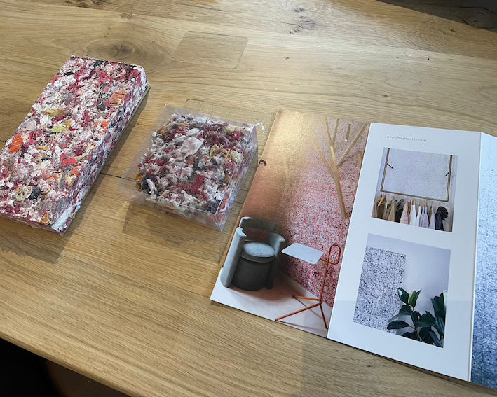 Fab-Brick - "Mursten" af tekstilrester.