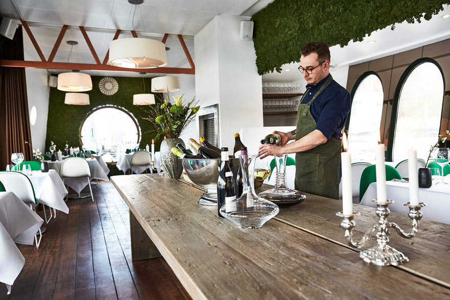 Restaurant Viva - Grønne vægge