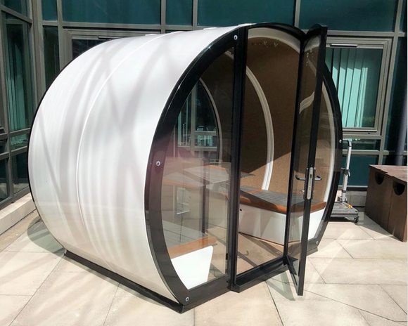 Udendørs mødelokaler. Remeeting box fra 2rethink