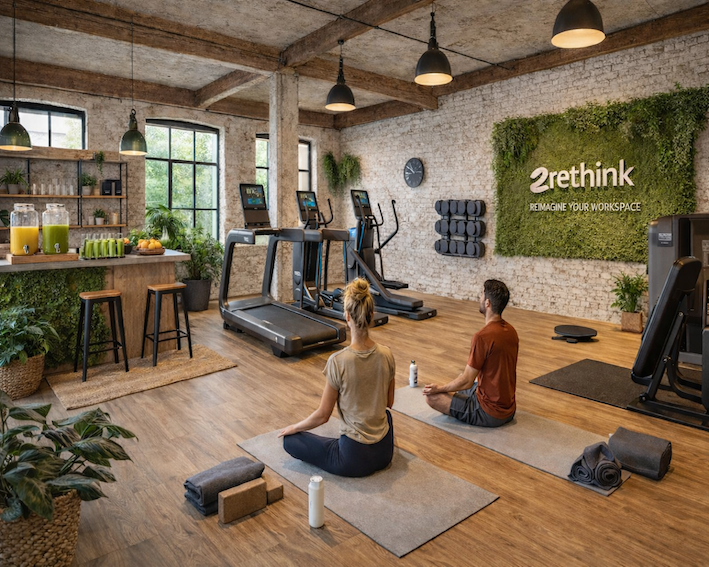 Gentænk firmaets fitness center - og lav en sundhedslounge