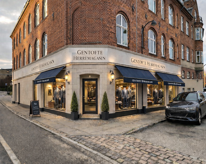 Gentænk og redesign butiksfacaden.