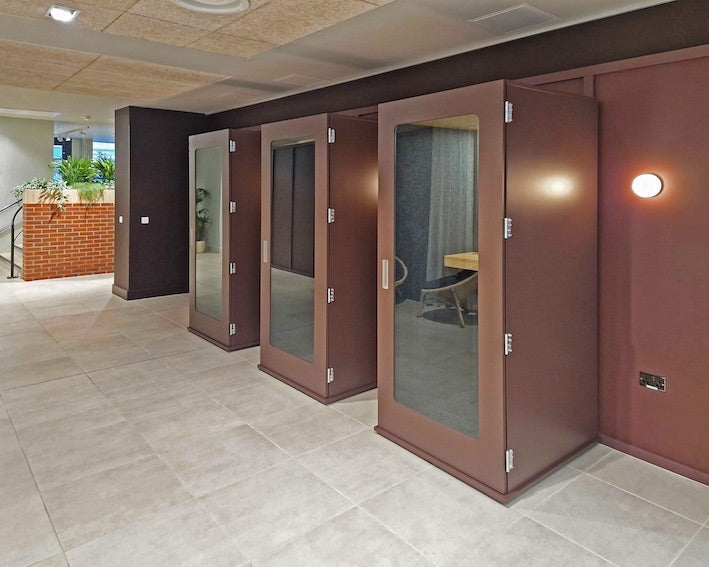 Telefonboks til kontoret. 34 farver. God pris. Model Meavo.