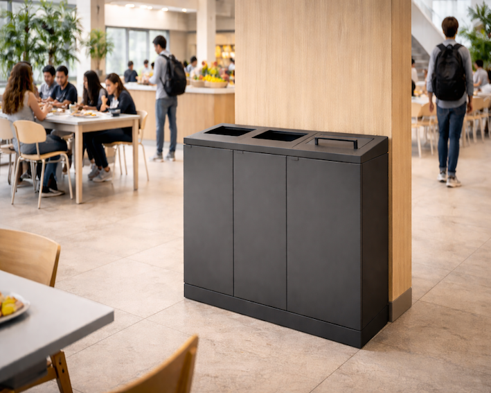 Skraldespands modul - 4 rum. Model 955 fra Bica Solutions