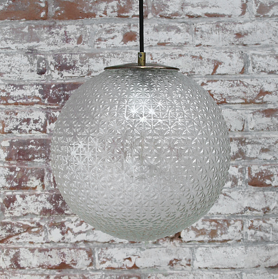 Found. 22 stk. Vintage glaspendel – Globe Clear Large