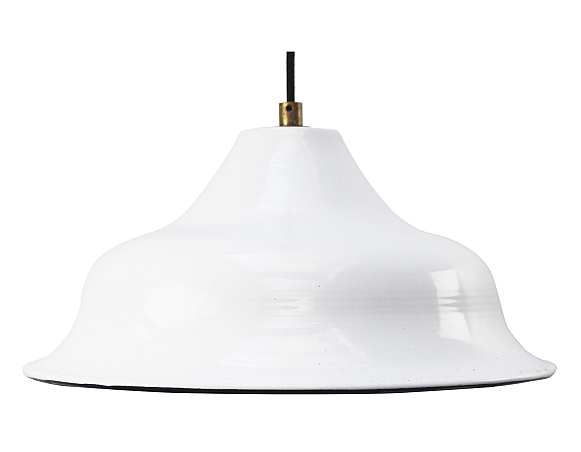 Found 112 stk. Vintage industriel pendel – So White