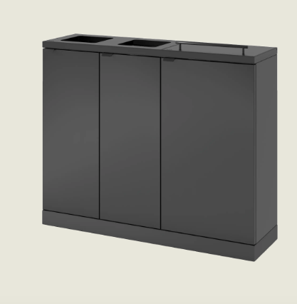 Skraldespands modul - 4 rum. Model 955 fra Bica Solutions