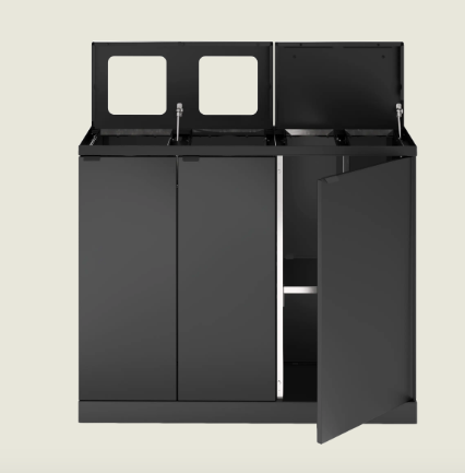 Skraldespands modul - 4 rum. Model 955 fra Bica Solutions