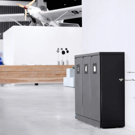 Skraldespands modul - 4 rum. Model 955 fra Bica Solutions