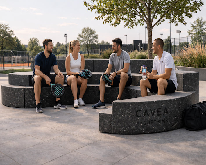 Cavea - Modulært tribunesystem i genbrugsplast