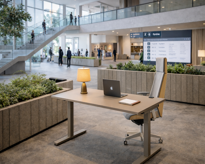 Finværk - Skrivebord og kontorstols serie fra 2rethink