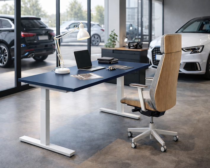 Finværk - Skrivebord og kontorstols serie fra 2rethink