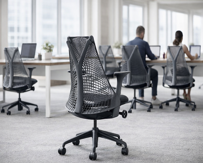 Herman Miller Sayl kontorstol. Cradle to cradle certificeret kontorstol.