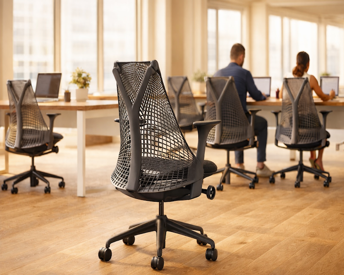 Herman Miller Sayl kontorstol. Cradle to cradle certificeret kontorstol.