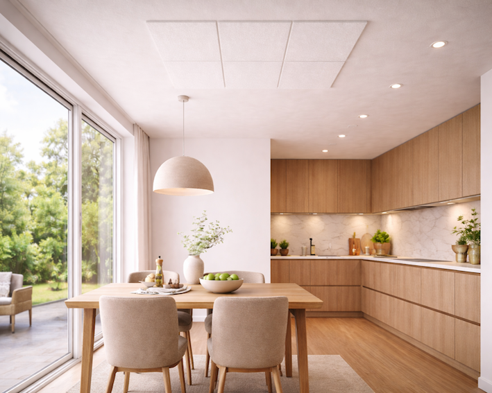 Akustikplader - Rethink Fiber - 600x600x25 mm med lige kanter