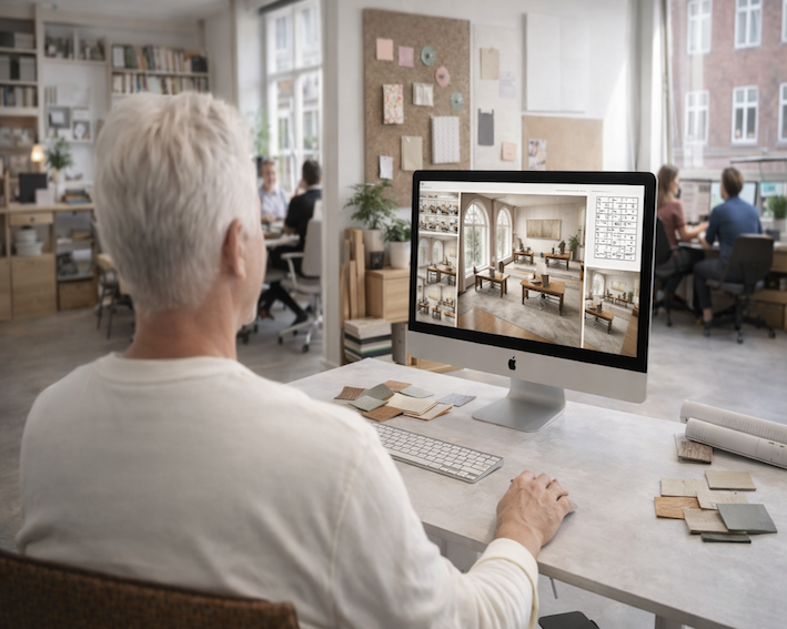 Kontorindretning. Hjælp til indretning af kontorer.