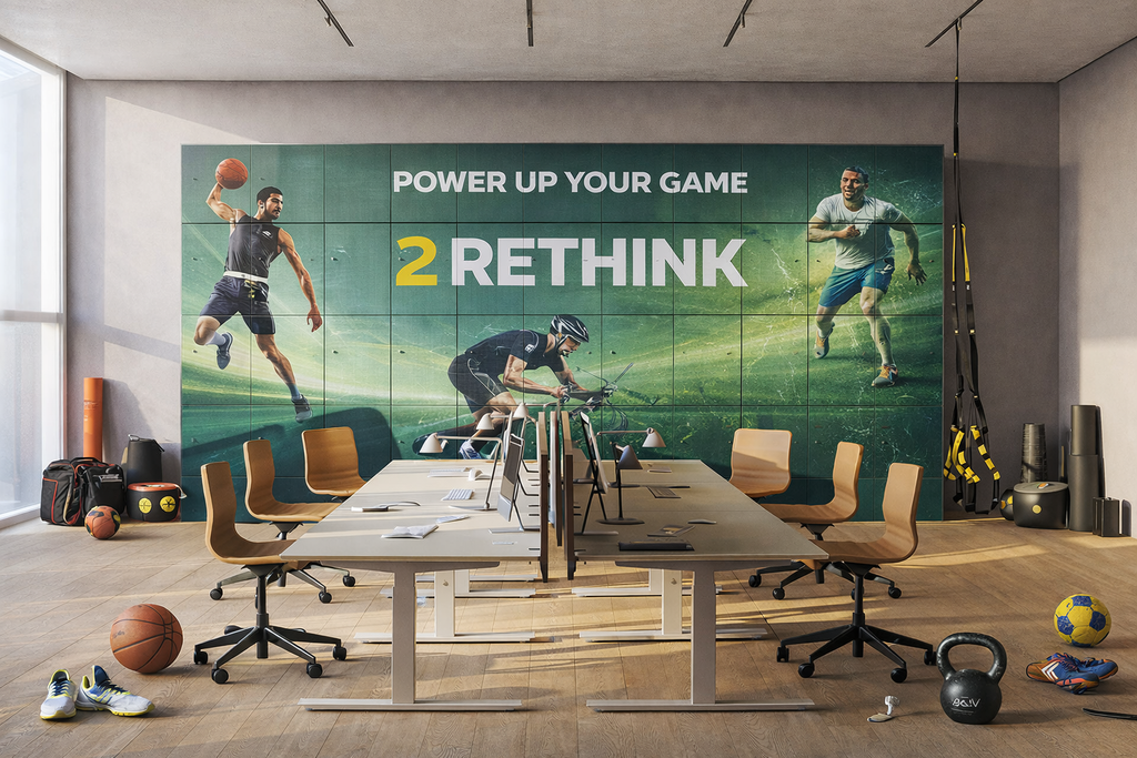 Gentænk kontorindretning.  Hjælp til nye typer kontorer.