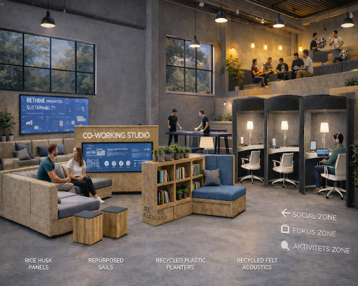 Hjælp til nye typer kontorer og brug. Gentænk kontoret med 2rethink