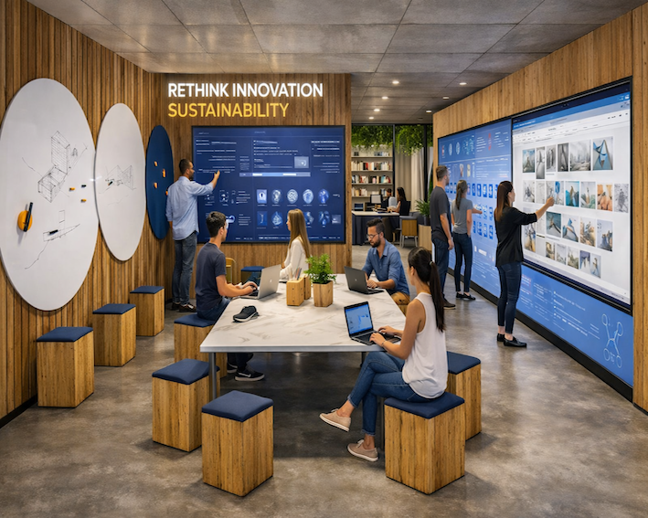 Hjælp til nye typer kontorer og brug. Gentænk kontoret med 2rethink