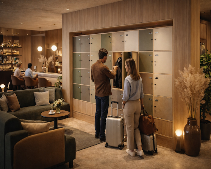 Lockerværk. Sikrer dine ting mens du arbejder, spiser eller er aktiv.