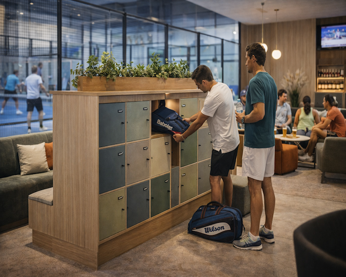 Lockerværk. Sikrer dine ting mens du arbejder, spiser eller er aktiv.