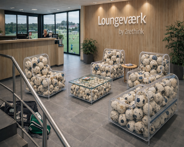 Loungeværk by 2rethink. No waste Chair lounges.