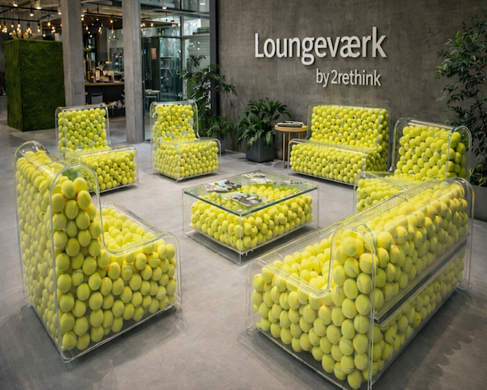 Loungeværk by 2rethink. No waste Chair lounges.