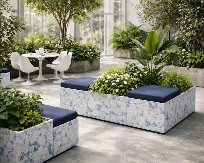 Opholdsværk - et modulært opholds system til grønne områder