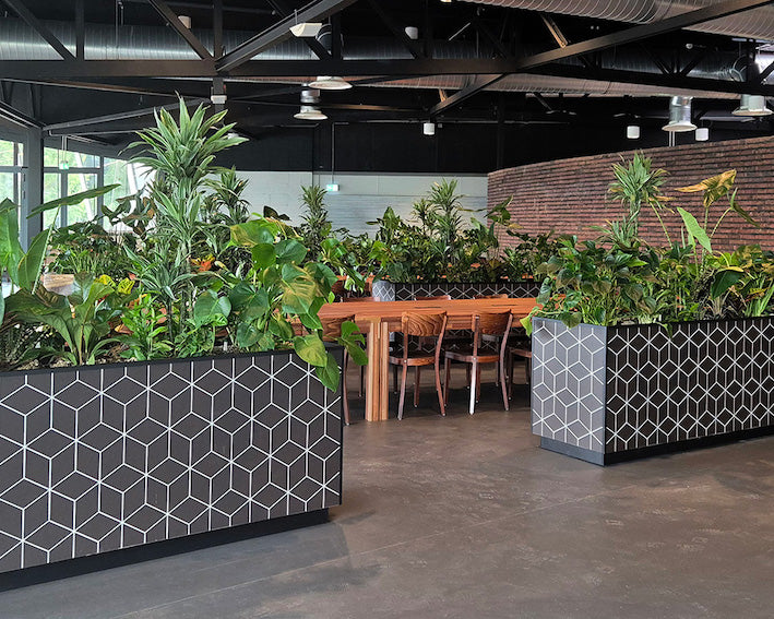 Skilte og designobjekter af genanvendte kafferester