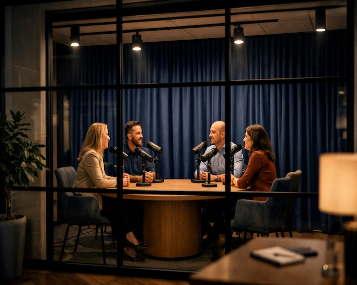Podcast studie - Byg jeres eget og få jeres firmas stemme i æteren