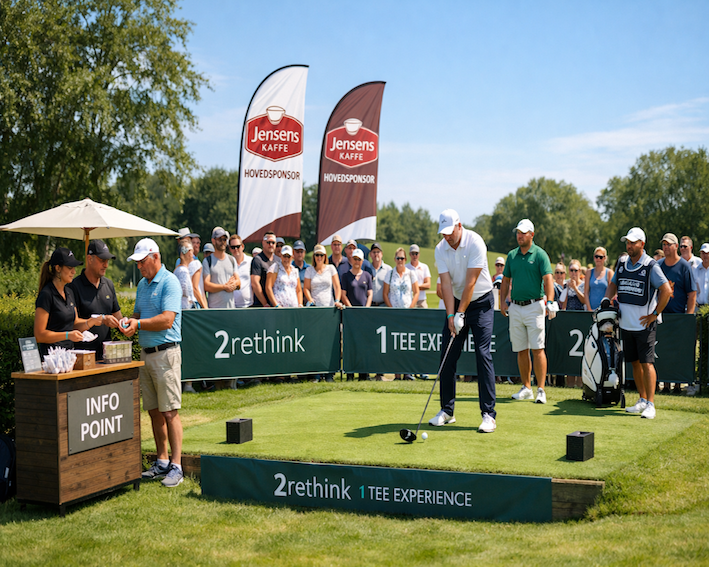 Gentænk sponsorpakken- design af sponsor / reklamepladser