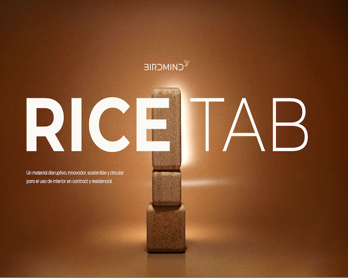 Skilte lavet af risskaller - Synlig bæredygtighed