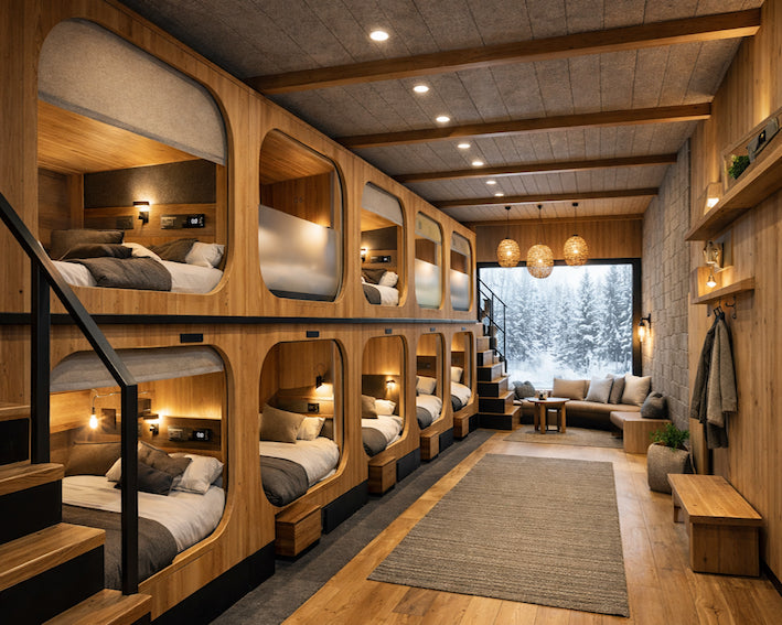Sleeping pods factory - Sovekapsler til hostels og hoteller.